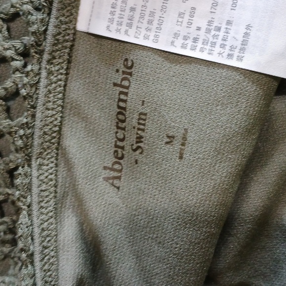 Abercrombie & Fitch Crochet Bikini Swimwear - Olive - M/L - Picture 8 of 8